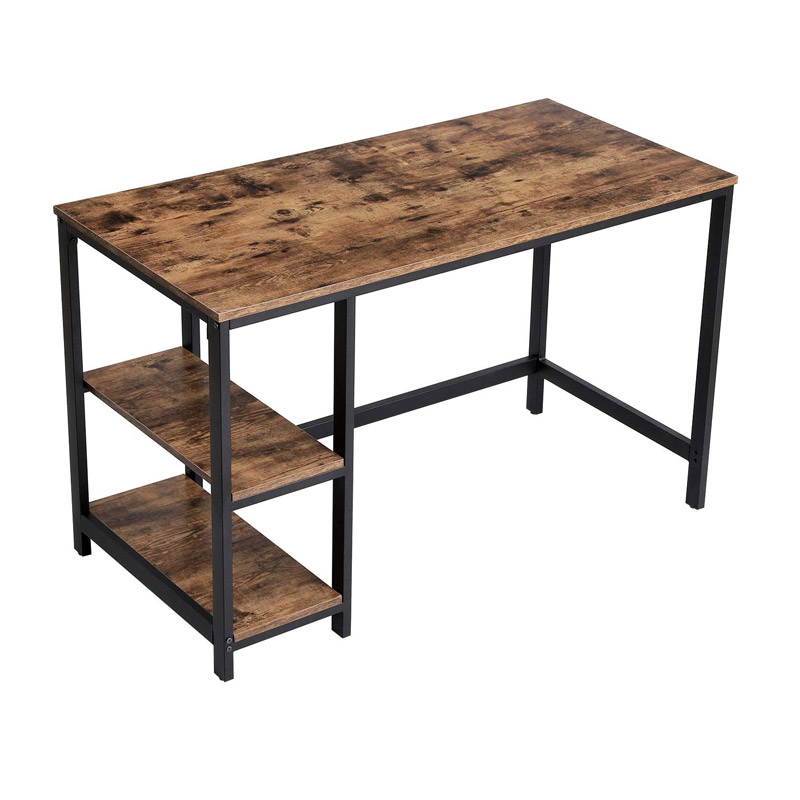 Μεταλλικό Γραφείο με 2 Ράφια 120 x 60 x 75 cm Vasagle 