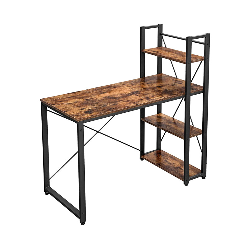 Μεταλλικό Γραφείο με 4 Ράφια 120 x 60 x 120 cm Vasagle 