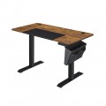 Songmics Ηλεκτρικό Γραφείο Ρυθμιζόμενου Ύψους 120x60x72-120cm Βrown 