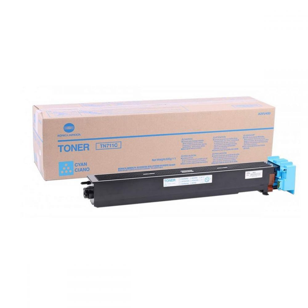 Toner Konica-Minolta TN-711C A3VU450 Cyan 31,5k