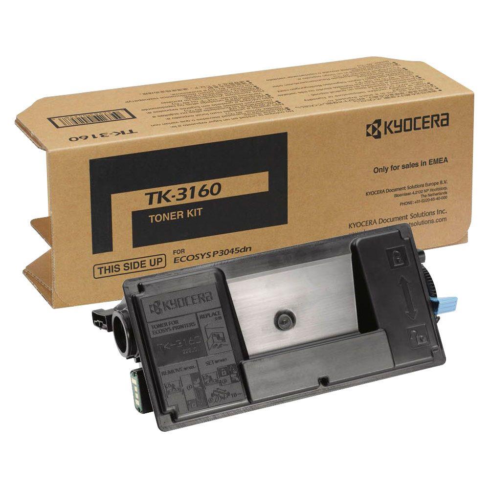Toner Laser Kyocera Mita TK-3160 Black - 12.5K Pgs