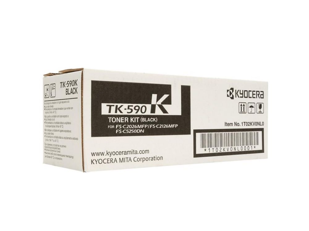 Toner Laser Kyocera Mita TK-590K Black - 7.5K Pgs