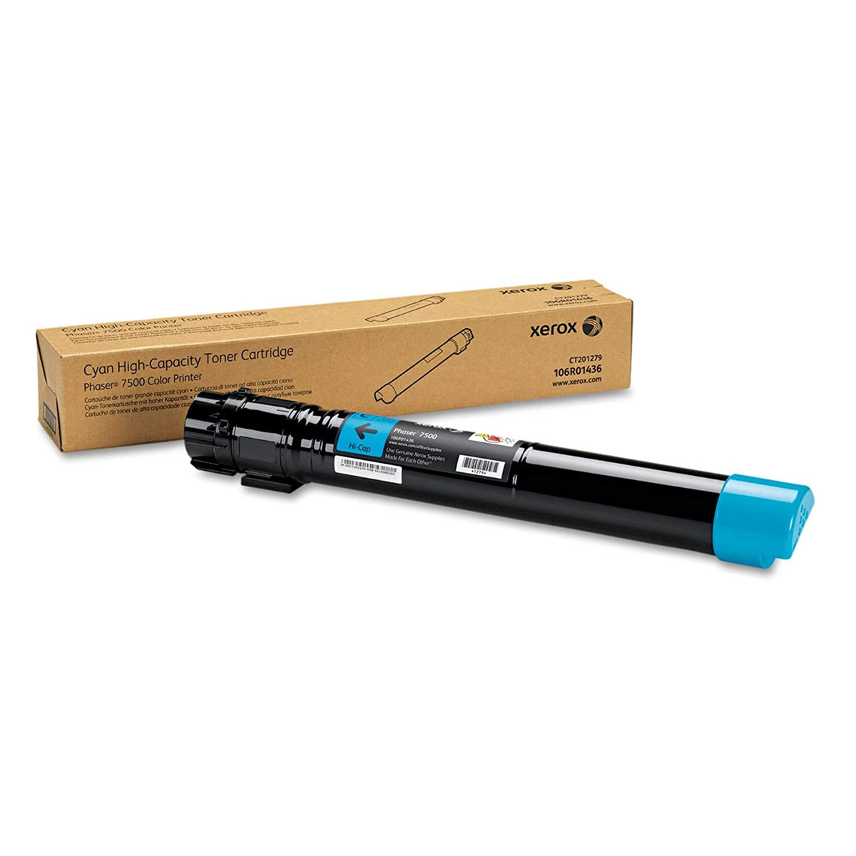 Toner Laser Xerox 106R01436 Cyan High Capacity 17.8K Pgs