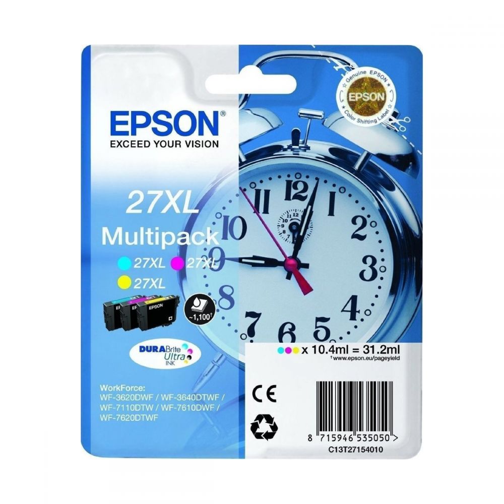 Ink Epson 27XL C13T27154010 3Colors (C-M-Y) 31.20ml