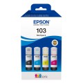 Ink Epson T00S64A Black C+M+Y multipack 4x65ml
