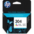 Ink HP No 304 Tri-Color Ink Crtr 100 pgs