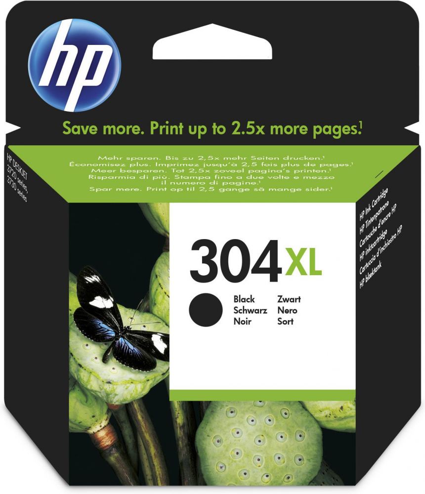 Ink HP No 304XL Black Ink Crtr 300 pgs